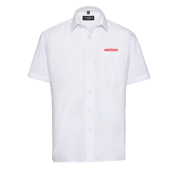 Verizon - Herren Poplin Kurzarm Hemd (VZ210S)
